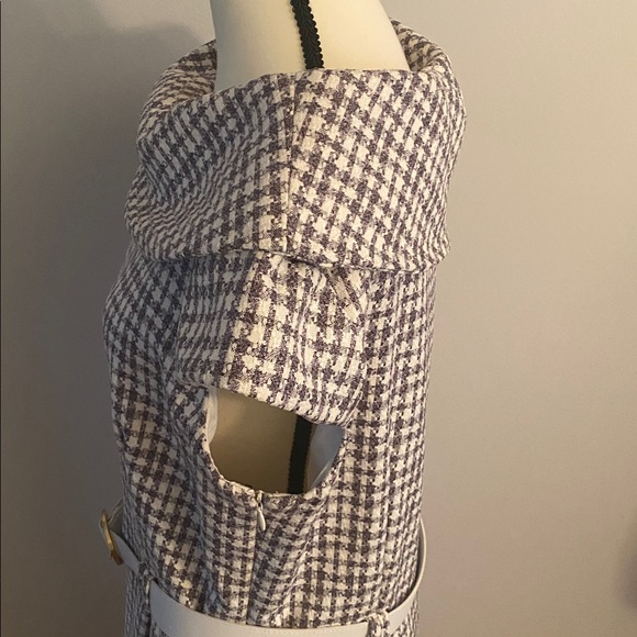 Alex Marie size 12 portrait colored belted dress excellent condition - Picture 5 of 10